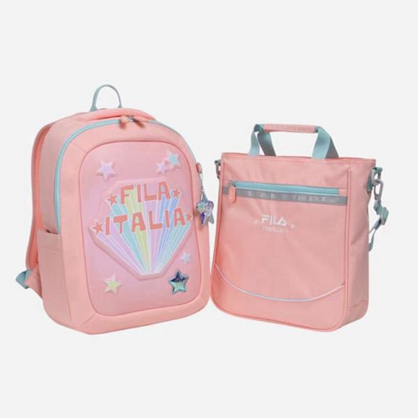 Fila Cotton Candy School Set Girl's Backpacks - Pink,NZ 325-5413